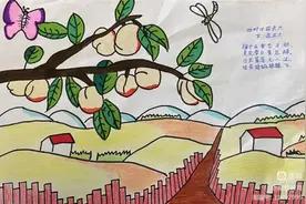 灞桥区席王中心小学语文特色作业之诗配画图片