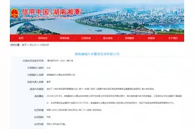 商品房预售款未进预售资金监管账户  湖南融城九华置业投资有限公司被罚3万元图片