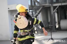 山东消防救援队伍执勤岗位练兵比武竞赛拉开帷幕图片