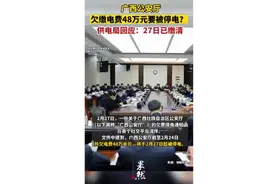 广西公安厅欠缴电费48万元要被停电？供电局回应：27日已缴清图片