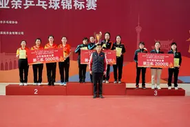 湖南乒乓，再创新高！平均年龄57岁女团问鼎全国“业余球王”图片