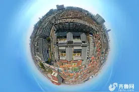 古韵犹存！航拍济南明府城清代古建陈冕状元府修缮获新生图片