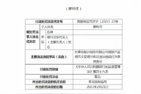 因理财产品相互交易调节收益等 青岛银行三名员工被警告图片