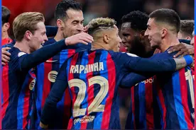 国家德比巴萨1:0客胜皇马 抢得国王杯半决赛先机图片