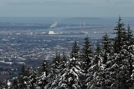 爱尔兰都柏林雪景宛如童话世界图片