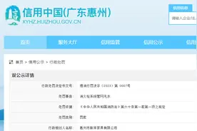消火栓系统管网无水 惠州市联祥家具有限公司被罚图片