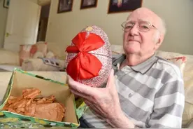 93岁老人称拥有英国最古老的复活节彩蛋 已保存92年图片