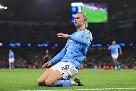 哈兰德“五子登科”，助曼城狂扫莱比锡图片