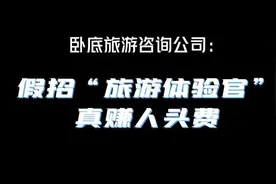 315暗访｜卧底旅游咨询公司：假招“体验官”，真赚人头费图片