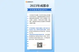 定了！2023年成都中考体考调整来了→图片