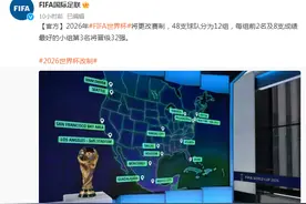 比赛多踢40场，小组出线增加16队，世界杯新赛制往“多”改！图片