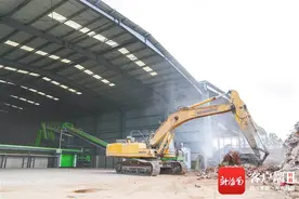 海口加快推进建筑废弃物资源化利用：吞进装修垃圾 吐出再生建材图片