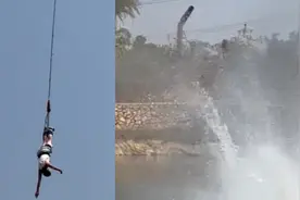 香港一男子在泰国芭提雅蹦极时绳子断裂坠入湖底，身体多处受伤，园方仅赔2千