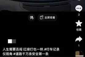 “人生需要去闯，红绿灯也一样”……男子炫耀闯红灯，有什么可豪横的图片