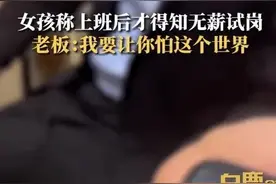 试用期没工资还遭辱骂，公司说培训不是上班图片