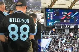 拉齐奥官方：身穿“希特勒之子”球衣的球迷，终身禁止进入主场图片