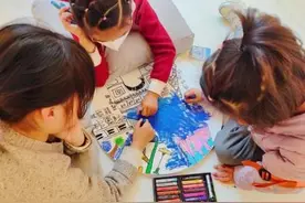 孩子们画出心中的“绿色地球”图片