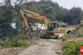 刷新“项目进度条” 海南环岛旅游公路万城段项目拆迁清表工作完成图片