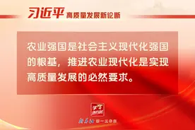 “习近平高质量发展新论断”系列之三：必然要求——推进农业现代化图片