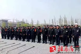 驻马店市保安公司新蔡分公司开展春季大练兵活动图片