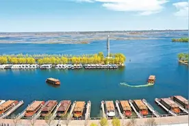 白洋淀水上巴士将开通图片