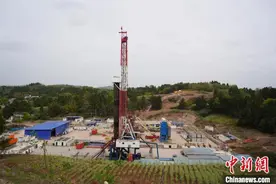 四川盆地最大致密气开发平台一期工程投产图片