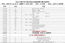 中超开幕式流程确定：时长15分钟，中国足协领导宣布联赛开幕图片