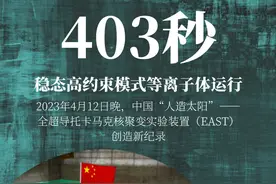 403秒！中国“人造太阳”获重大突破图片