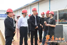 宁远：毛政调研重点项目建设工作图片