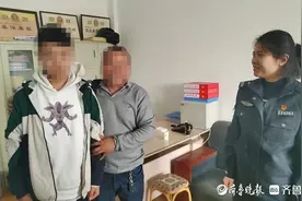菏泽14岁少年负气离家出走来到即墨 细心民警劝导解心结图片