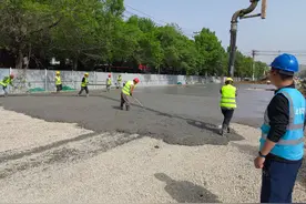 缓解“停车难”，张店涝淄河八大局停车场开建图片