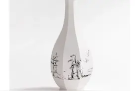 注意看！眼前这个东西叫花瓶 它由“牡蛎壳”制作而成图片