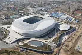 跃动海浪荣耀青春之岛！山东省首座五万座足球场将迎中超首秀图片