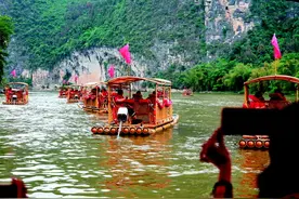 新游船新竹筏新动力 漓江游迈进低碳出行新时代图片