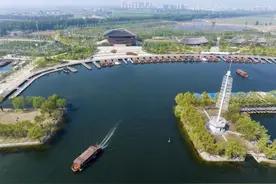 白洋淀开通“水上巴士”迎接五一假期图片