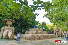 巨型稻草、萌宠乐园、帐篷露营 去长沙石燕湖过欢乐“五一”图片