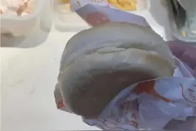 山东德州高速服务区一餐饮店“汉堡只有面包没有肉”，当地通报：责令停业整顿图片