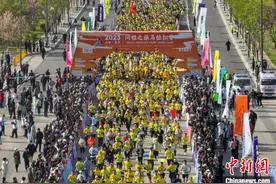 2023山西·高平“问祖之旅”马拉松赛鸣枪开跑图片