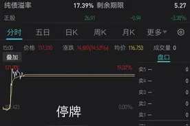 嵘泰转债神奇“复活”大涨19%，上交所致歉：交易无效图片