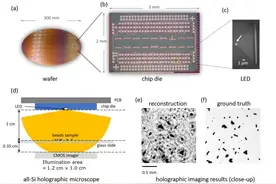 科学家造出史上最小发光二极管，可将手机摄像头变成全息显微镜图片