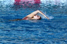 （体育）花样游泳——世界杯埃及站：戴诗意获女子单人技术自选第八名图片