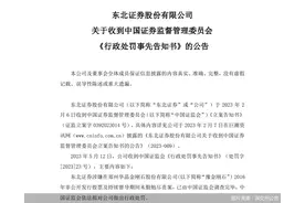一个月内接连被央行、证监会处罚，东北证券怎么了图片