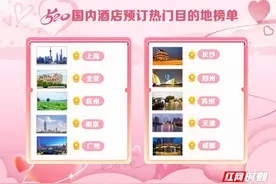 携程发布“520·浪漫住”数据报告 长沙上榜国内酒店预订热门目的地榜单图片