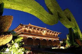 西安丹凤门夜景如画图片