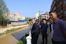 修文县长谢国波调研重大项目推进情况图片