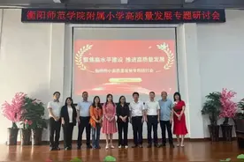 衡阳师范学院附属小学举办高质量发展专题研讨会图片