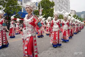 吃“黑饭”、对山歌、跳苗舞  2023绥宁四月八姑娘节拉开序幕图片