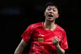 世乒赛：马龙晋级男单八强图片
