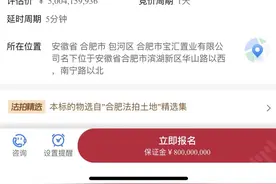 计划建安徽第一高楼的合肥宝能城超63亿资产被拍卖 来看看现场图片