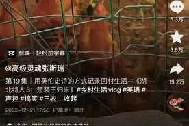 用伦敦腔英语介绍农村生活的湖北博主：本职是包工头，没去过国外，英语全靠自学图片